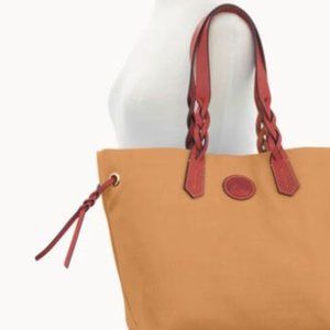 Dooney & Bourke Nylon Shopper Tote Khaki NWT